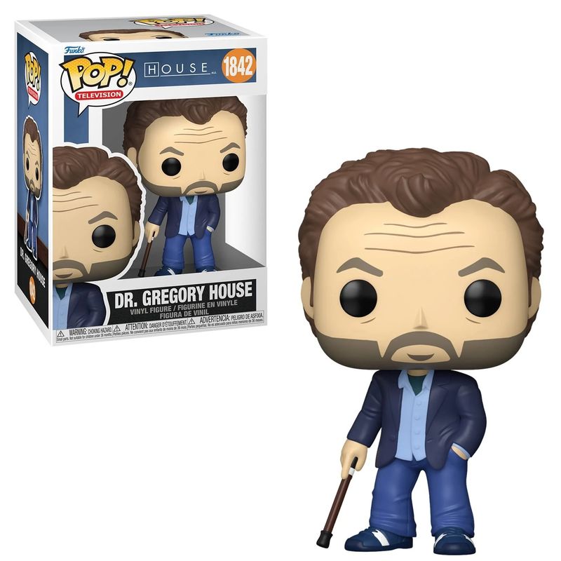 House 4 1/4&quot;H Dr. Gregory House POP! Television Vinyl Figure #1842