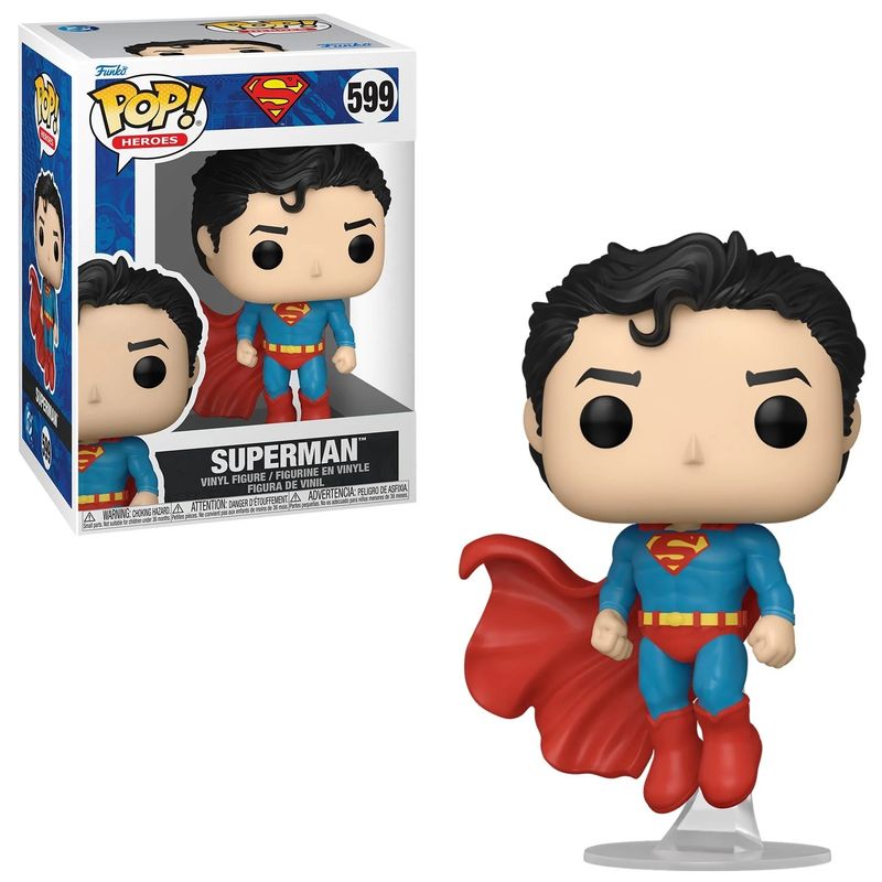 DC Comics New Classics 4 3/4&quot;H Superman POP! Heroes Vinyl Figure #599
