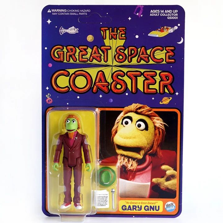 The Great Space Coaster 3 3/4&quot;H Gary Gnu Action Figure