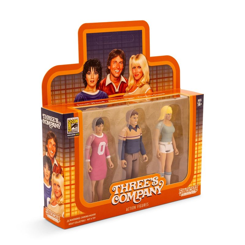 Three&#39;s Company 3 3/4&quot;H Action Figure Box Set
