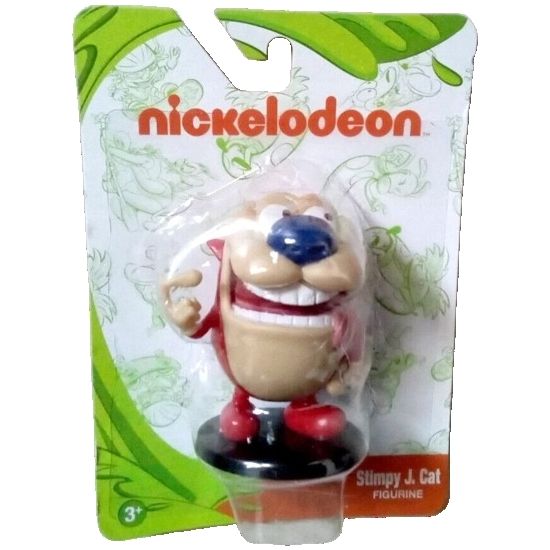 Ren &amp; Stimpy 2 1/4&quot;H Stimpy J Cat PVC Figure