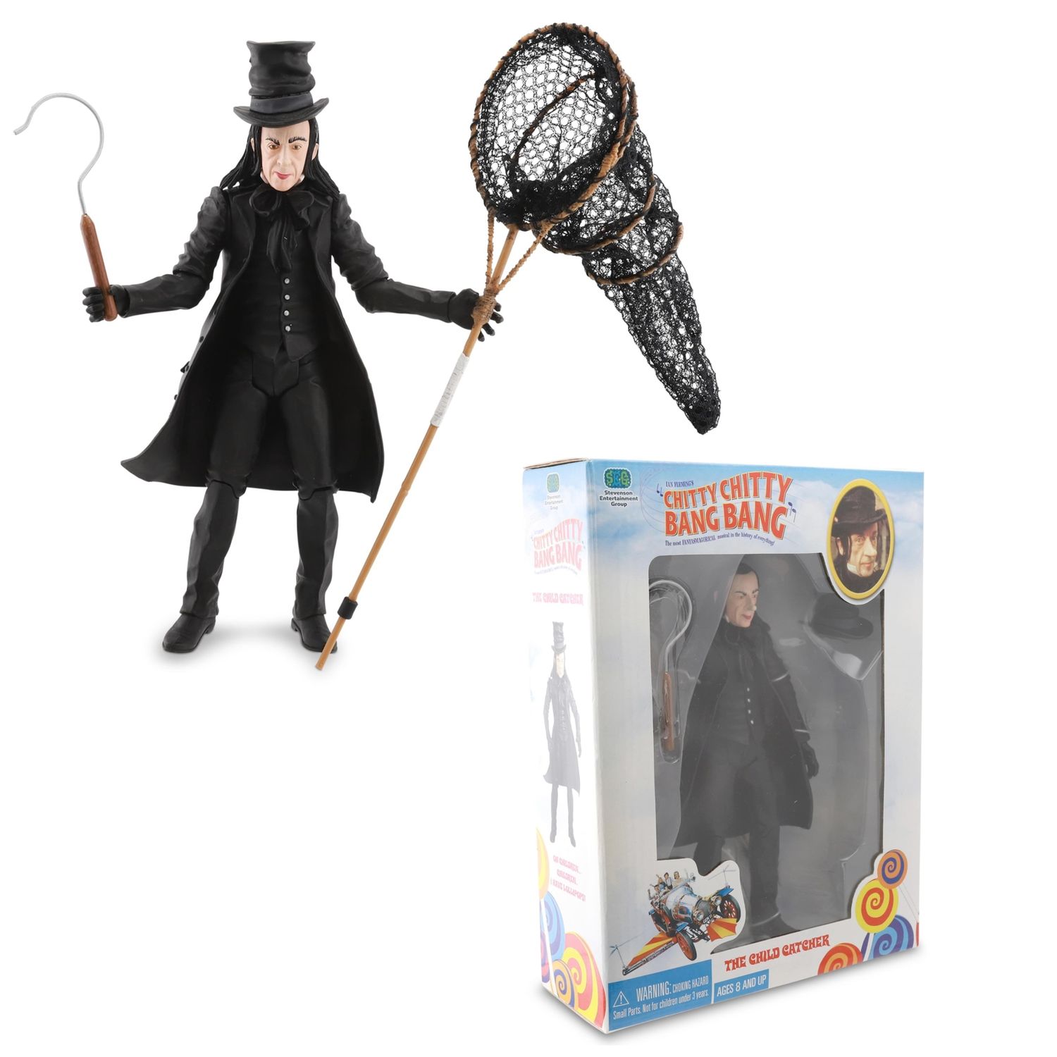 Chitty Chitty Bang Bang Child Catcher 8"H Action Figure