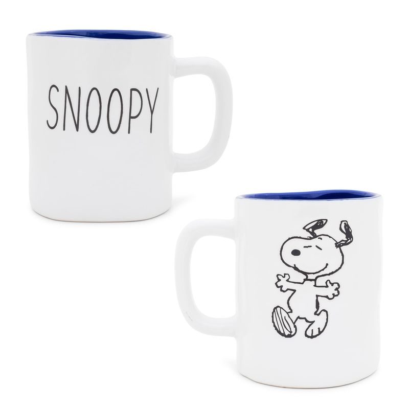 Peanuts Snoopy 24 Oz. Ceramic Pottery Mug