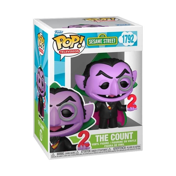 Sesame Street 4"H The Count POP! Television Vinyl Figure #1792
