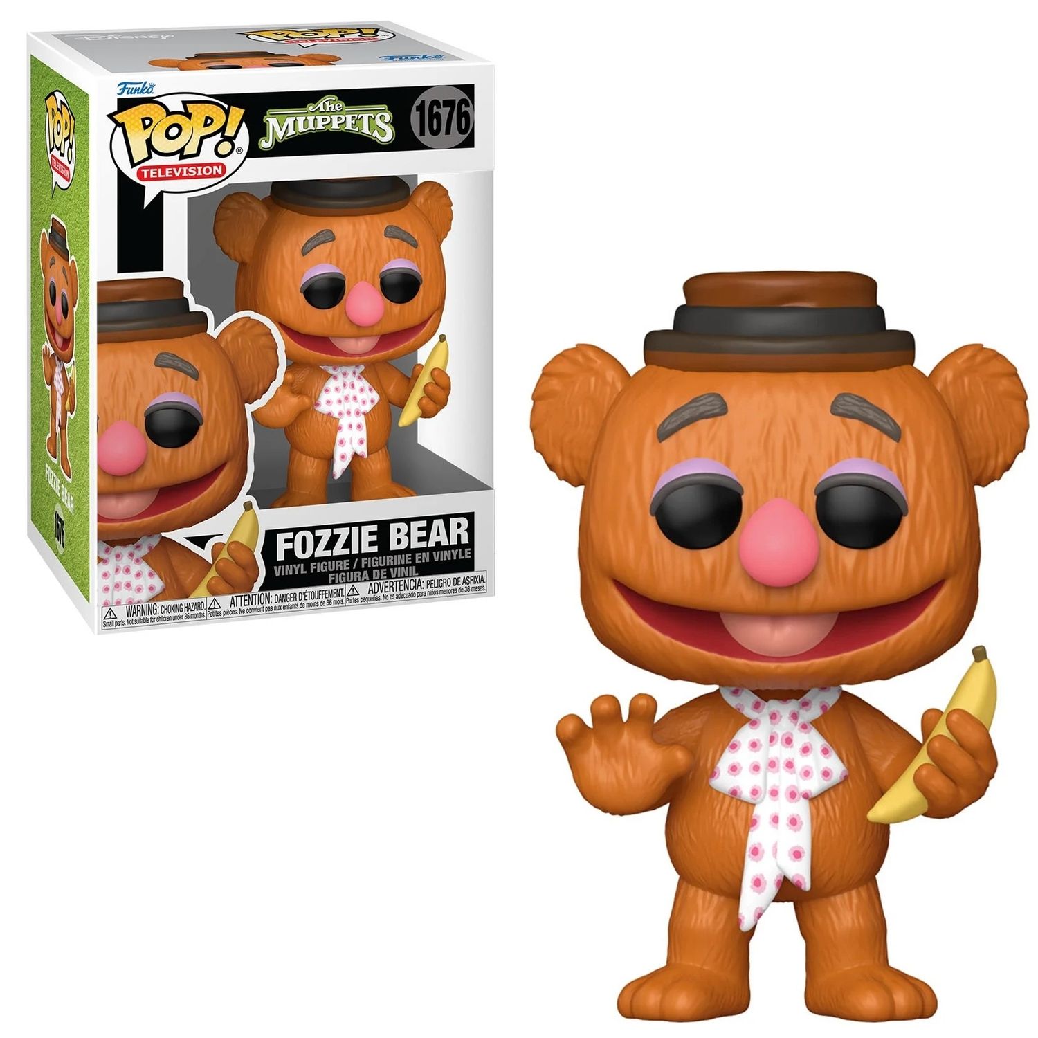 The Muppets - 3 3/4"H Fozzie Bear POP! Television Vinyl Figure #1676