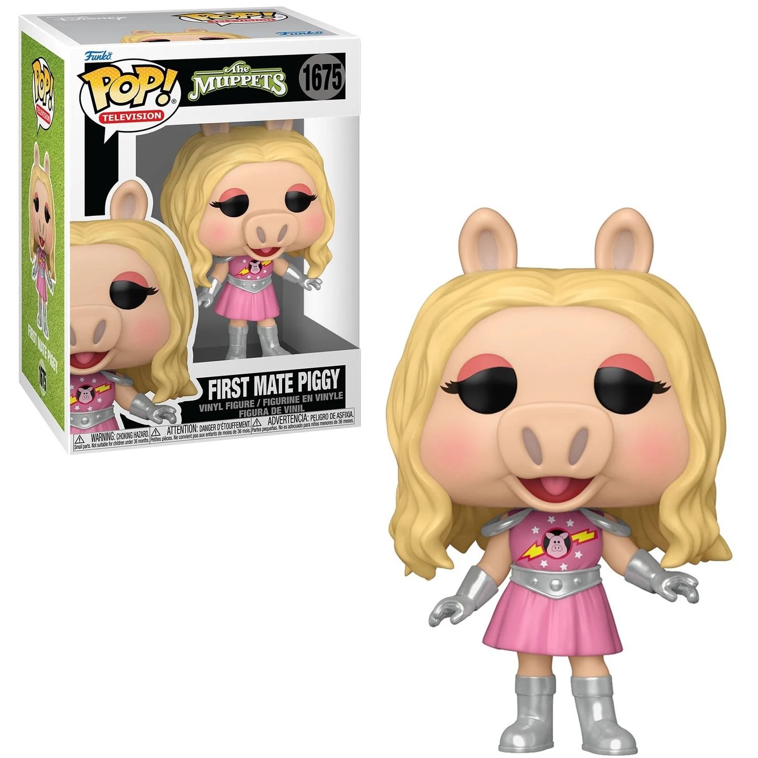 The Muppets - 4"H First Mate Piggy POP! Television Vinyl Figure #1675 - Pigs in Space