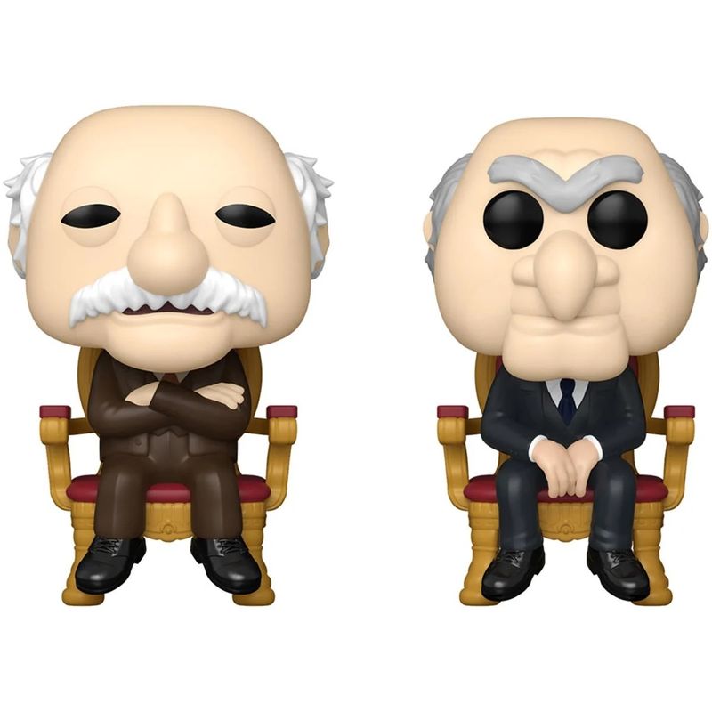 The Muppets - 4"H Waldorf &amp; Statler POP! Vinyl Figures 2 Pack Specialty Series