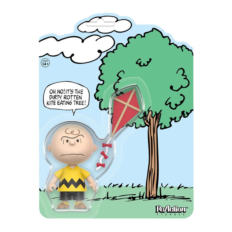 Peanuts 3 3/4"H Charlie Brown and Kite ReAction Figure