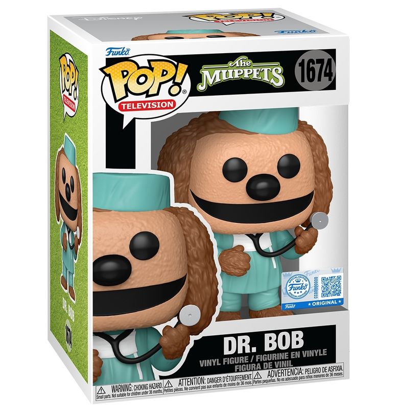 The Muppets  4"H Dr. Bob POP! Television Vinyl Figure #1674 - WEB EXCLUSIVE