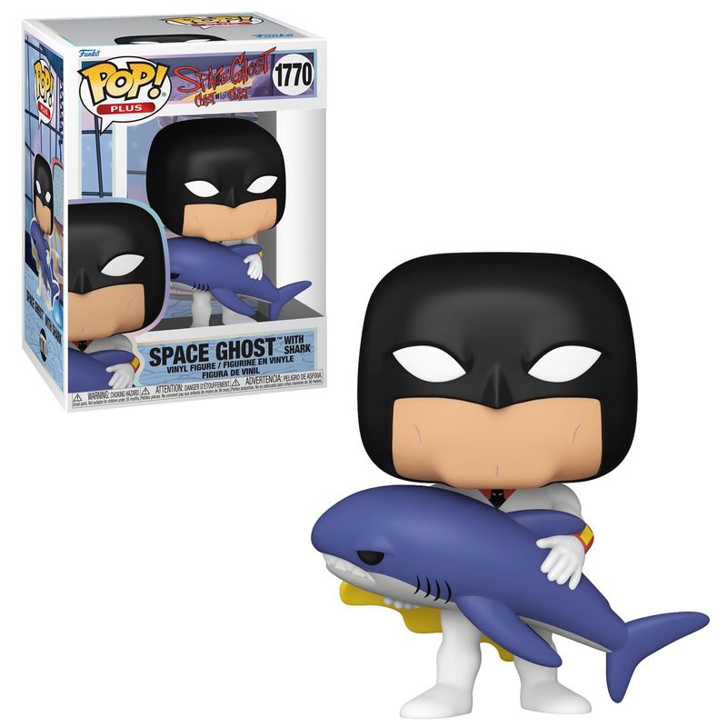 Space Ghost 3 3/4&quot;H Space Ghost with Shark POP! PLUS Vinyl Figure #1770