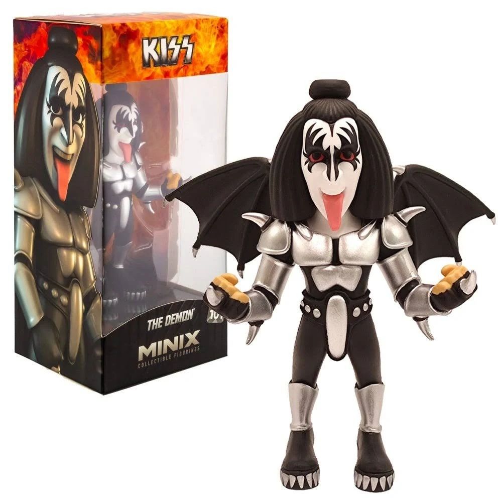 KISS The Demon 4 3/4&quot;H Collectible Vinyl Figure from MINIX