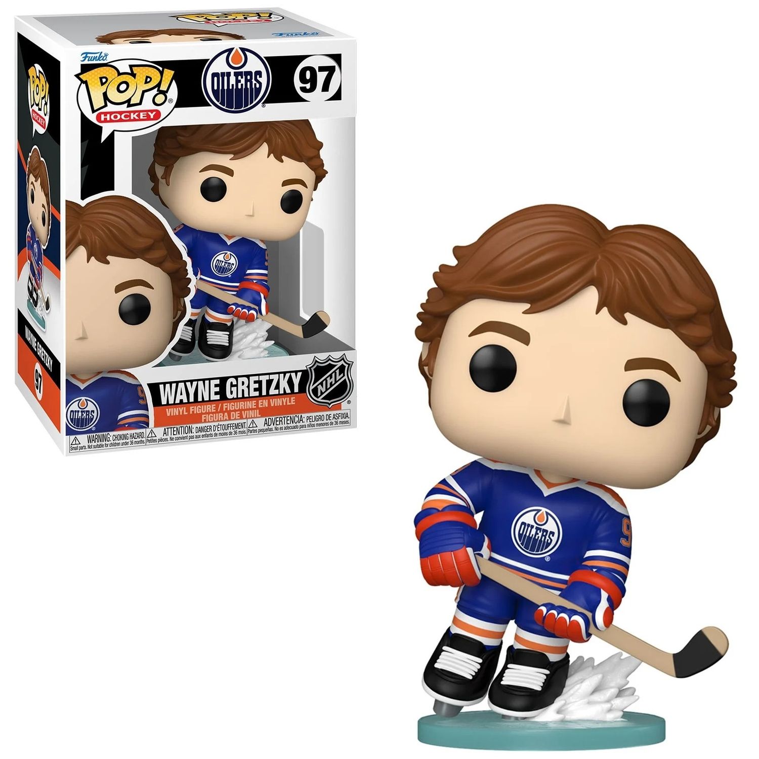 NHL Wayne Gretzky (ROOKIE)  - Edmonton Oilers POP! Hockey Vinyl Figure #97