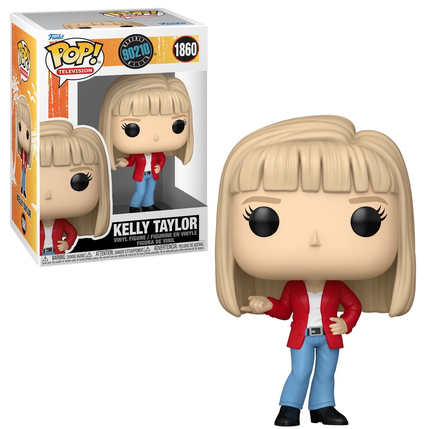 Beverly Hills 90210 3 3/4&quot;H Kelly Taylor POP! Television Vinyl Figure #1860