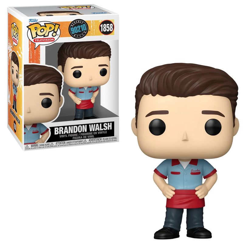 Beverly Hills 90210 4&quot;H Brandon Walsh POP! Television Vinyl Figure #1858