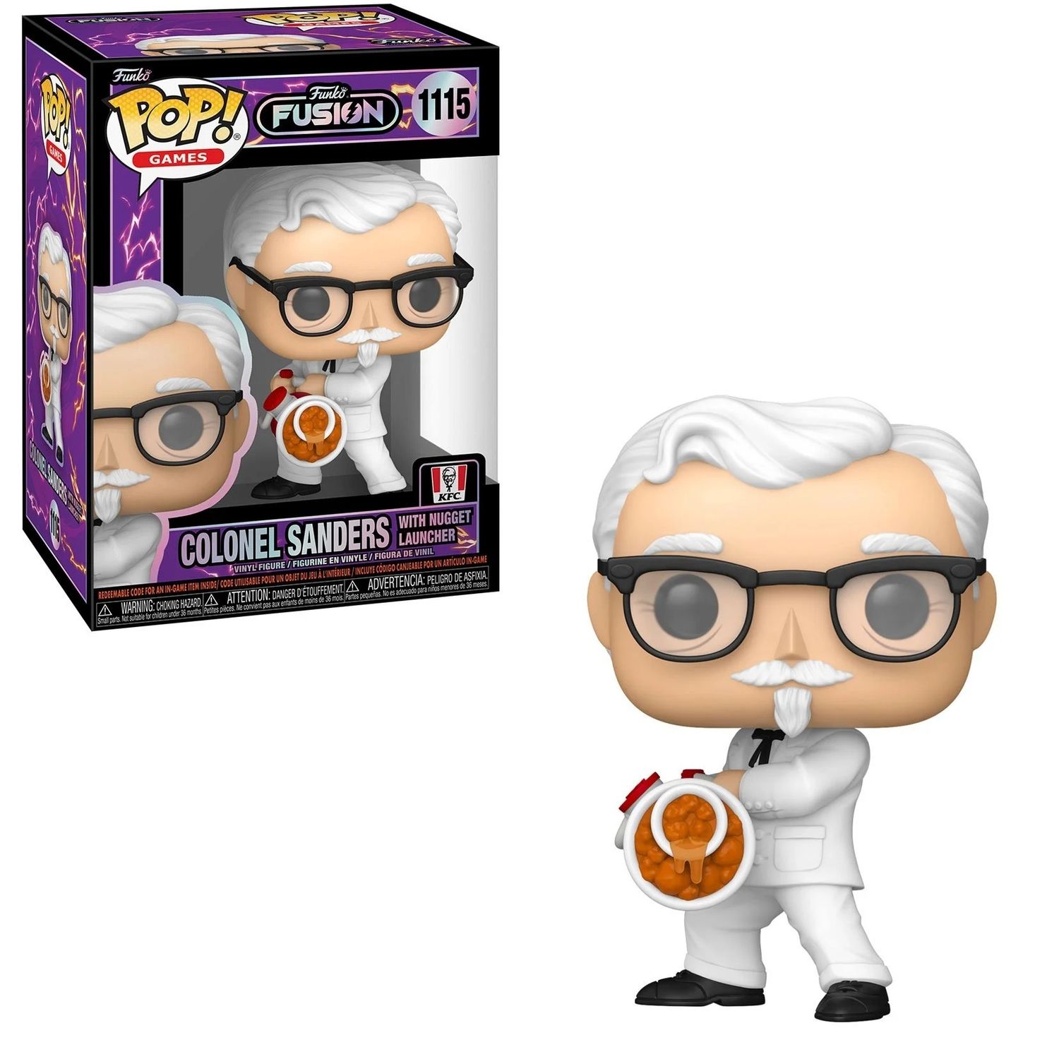 Funko Fusion Colonel Sanders with Nugget Launcher POP! Games Vinyl Figure #1115