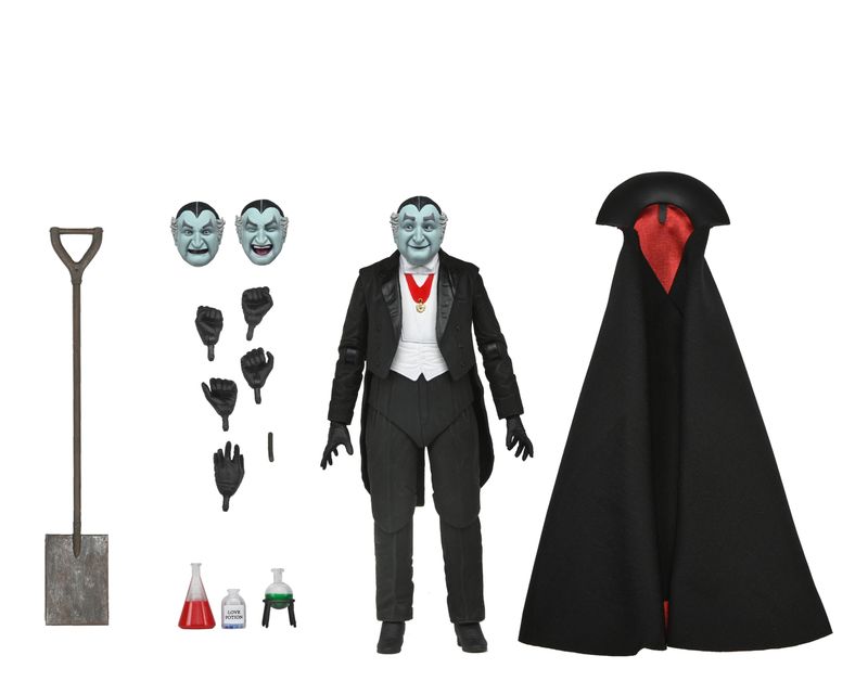 The  Munsters (TV Series) 7"H Grandpa Munster Action Figure by NECA