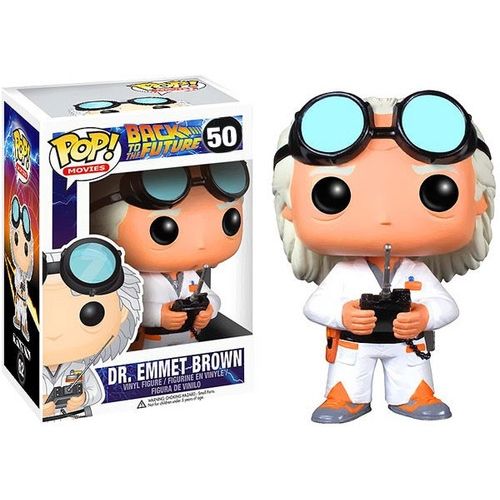 Back to the Future Dr. Emmett Brown 3 3/4"H POP! Movies Vinyl Figure #50