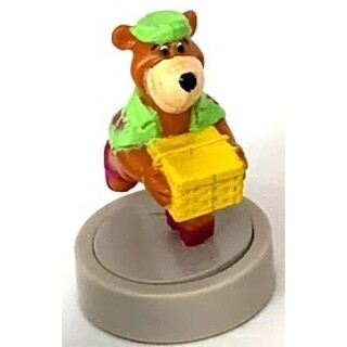 Yogi Bear with Picnic Basket Glider Figure  1990 Wendy's