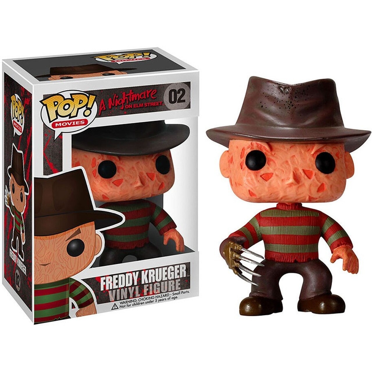 Freddy Krueger  3 3/4"H POP! Movies Vinyl Figure #02 - ORIIGINAL 2011 Run