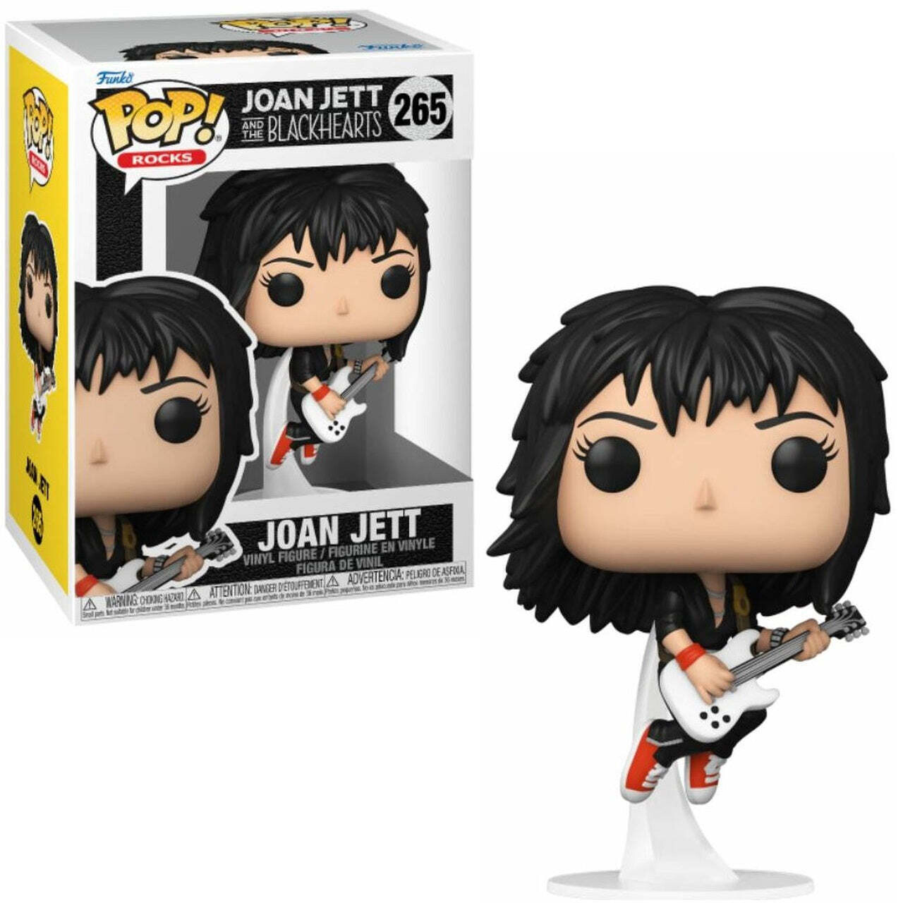 Joan Jett 4 1/2"H POP! Rocks Vinyl Figure #265