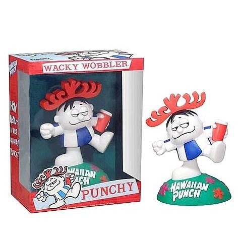 Hawaiian Punch "Punchy" 6"H Wacky Wobbler Bobblehead Doll