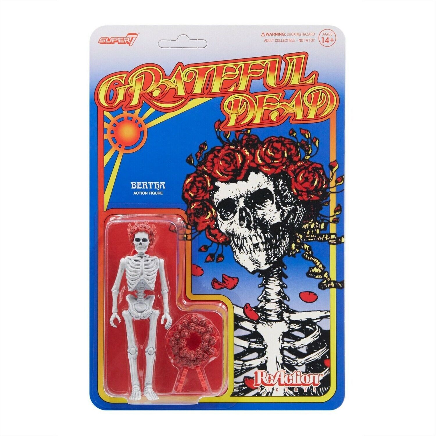 Grateful Dead 3 3/4"H Bertha ReAction Figure