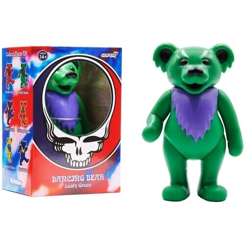 Grateful Dead GREEN Dancing Bear "Leafy Green" Action Figure