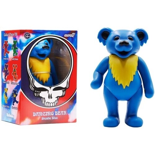 Grateful Dead BLUE Dancing Bear "Stealie Blue" Action Figure