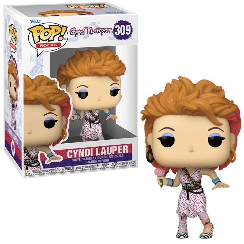 Cyndi Lauper 3 3/4"H POP! Rocks Vinyl Figure #309
