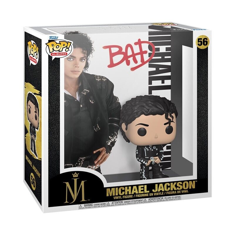 Michael Jackson "BAD" POP! Albums #56 Vinyl Figure