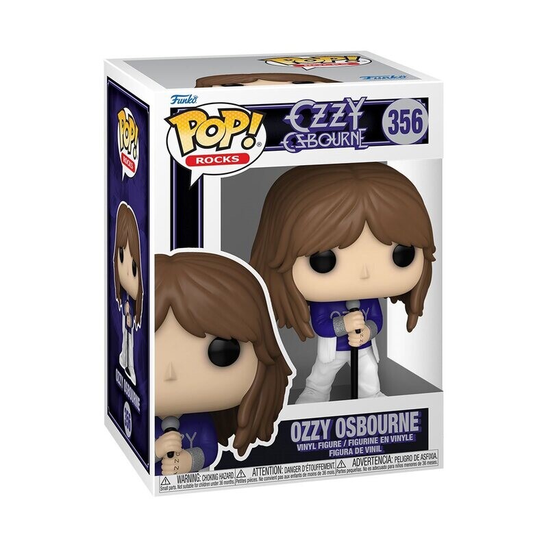 Ozzy Osbourne 3 3/4"H POP! Rocks Vinyl Figure #356 - Glitter Shirt