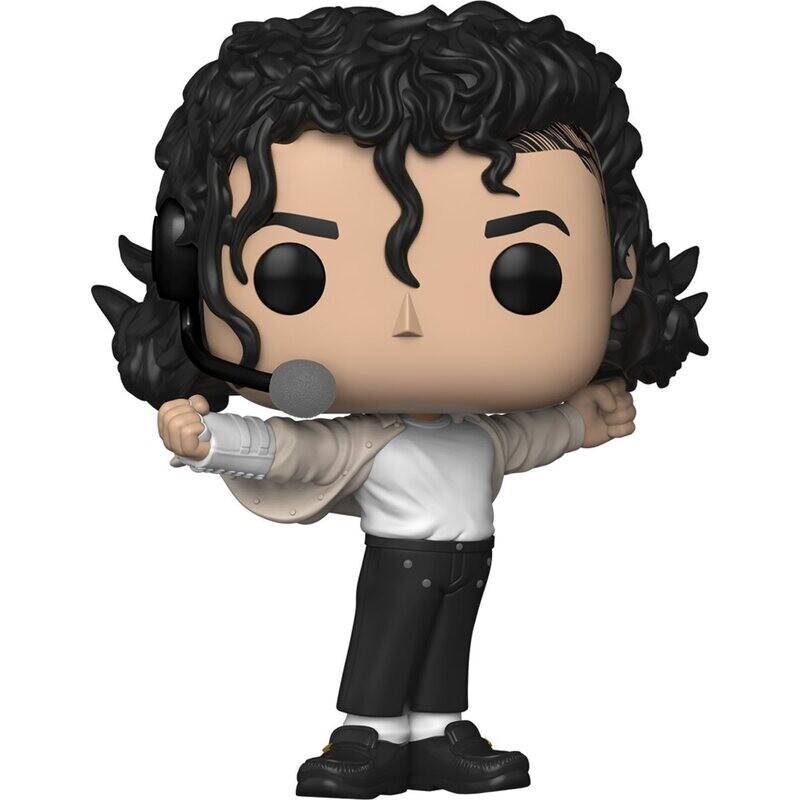 Michael Jackson Super Bowl 3 3/4"H POP! Rocks Vinyl Figure #346