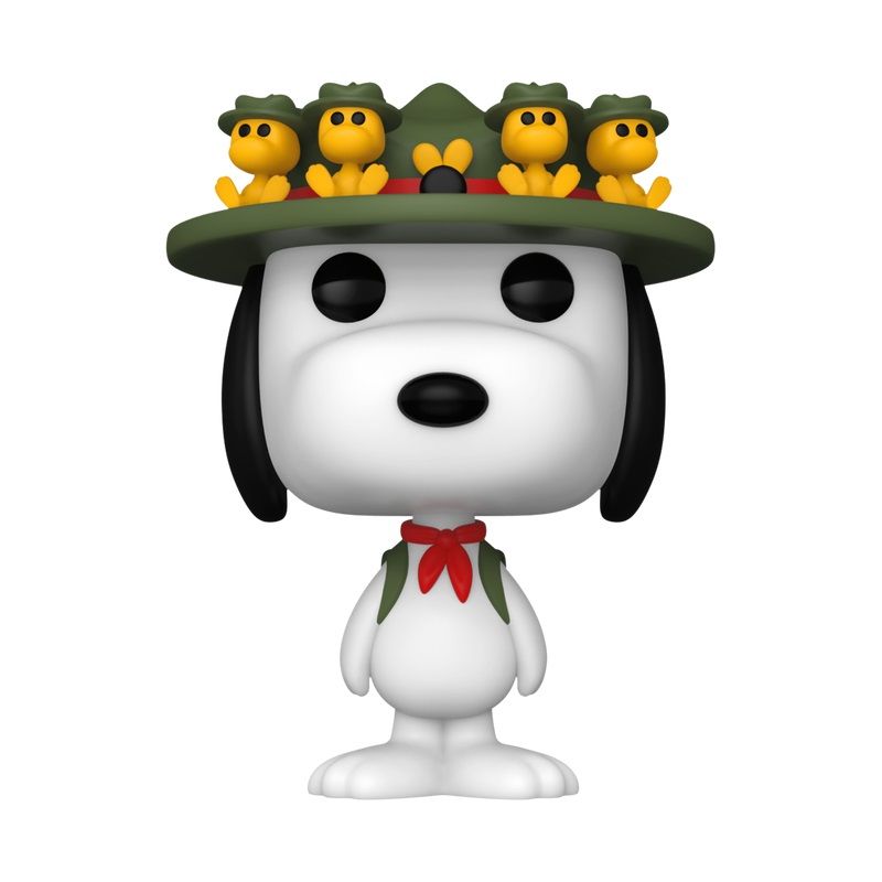 Peanuts Snoopy with Beagle Scouts 3 3/4"H POP! Television Vinyl Figure #1553 - SDCC 2024 Summer Exclusive