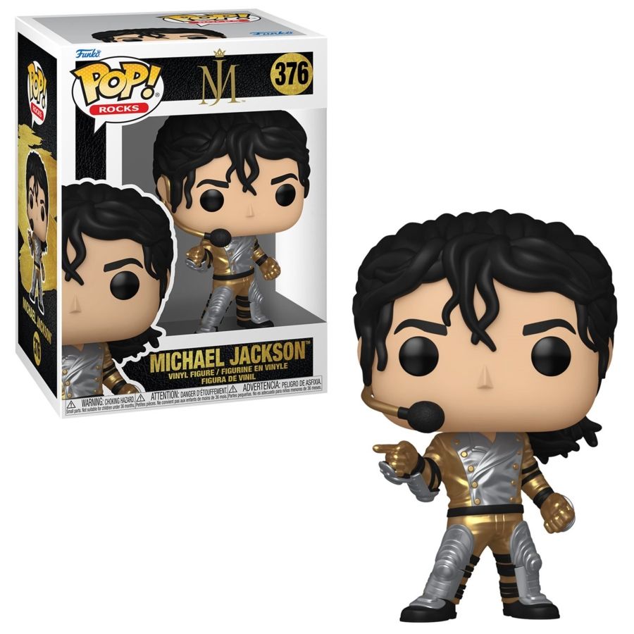 Michael Jackson HIStory World Tour (Armor) 3 3/4"H POP! Rocks Vinyl Figure #376