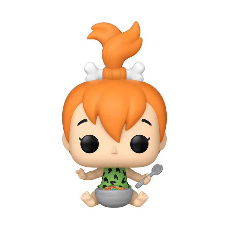 Pebbles Flintstone with Fruity Pebbles 3 3/4"H POP! Ad Icons Vinyl Figure #238