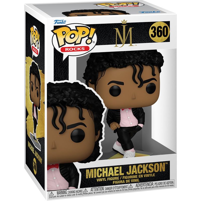 Michael Jackson - Billie Jean 3 3/4"H POP! Rocks Vinyl Figure #360