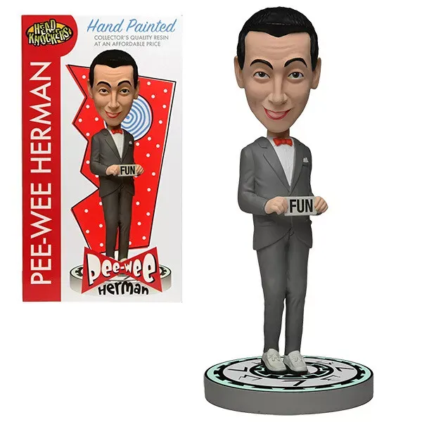 Pee-Wee Herman 8 1/2"H Head Knocker Bobblehead from NECA