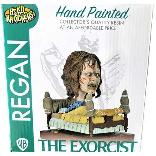 The Exorcist Possessed Regan in Bed Head Knockers Bobblehead Doll
