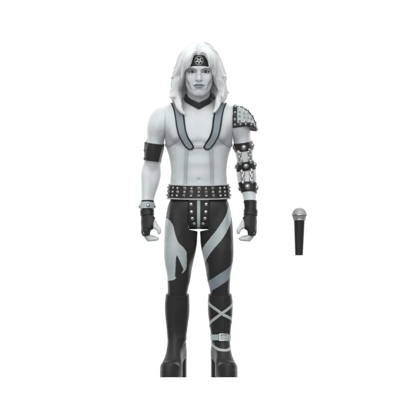 Motley Crue 3 3/4"H Vince Neil Grayscale ReAction Figure