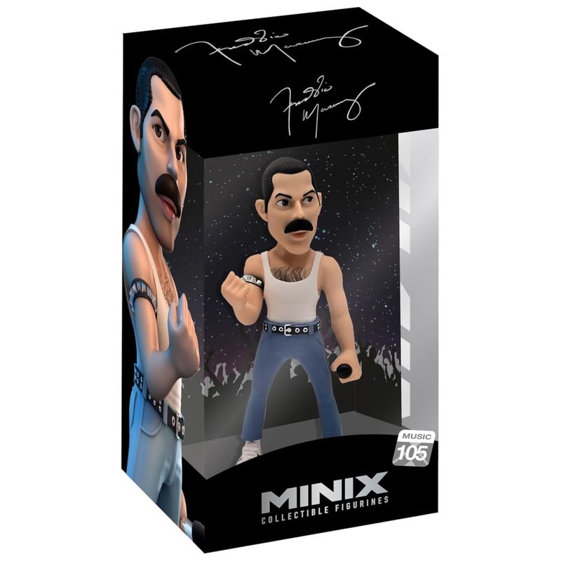 Queen Freddie Mercury 4 3/4"H Collectible Vinyl Figure from MINIX