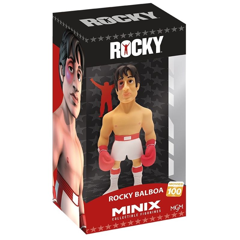 Rocky Balboa 4 3/4"H White Shorts Collectible Vinyl Figure #100 from MINIX