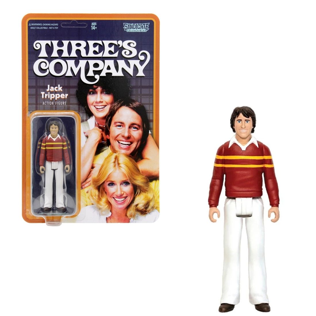 Three's Company Jack Tripper 3 3/4"H Action Figure * CHASE CARD *