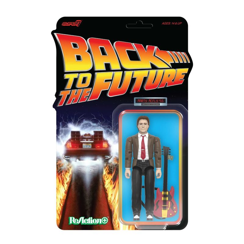Back to the Future 3 3/4"H Marty McFly '55 ReAction+ Figure