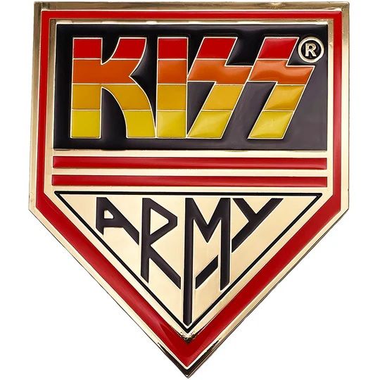 KISS ARMY Enameled Metal Magnet
