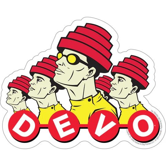 DEVO Band LARGE Vinyl Sticker