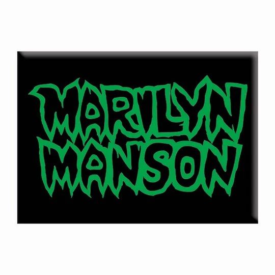 Marilyn Manson Logo LARGE Magnet