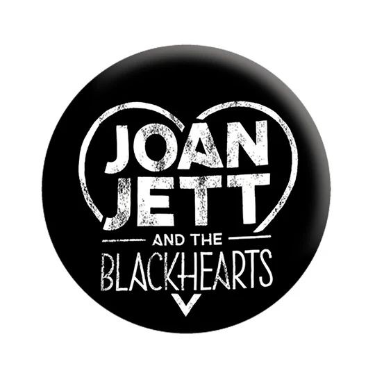 Joan Jett and the Blackhearts 1 1/4"D Pinback Button