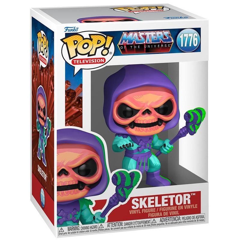 Masters of the Universe Skeletor (Retro Neon) POP! Television Vinyl Figure #1776