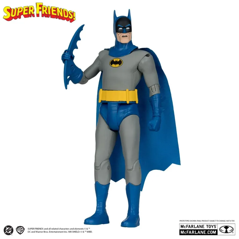 Batman Super Friends 6"H Bizarro Batman Action Figure
