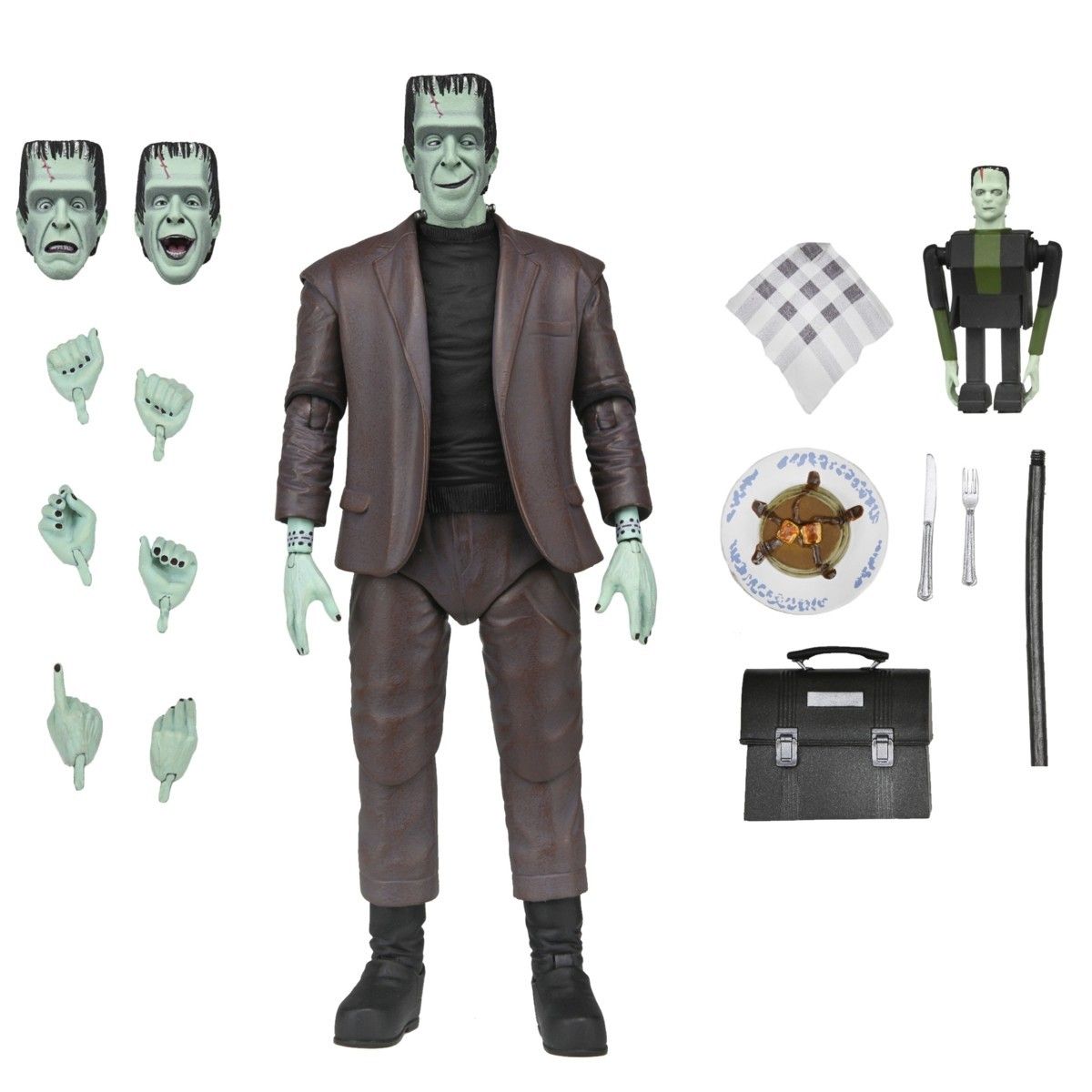 The  Munsters (TV Series) 7"H Herman Munster Action Figure by NECA